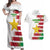 Custom Suriname Football Couples Matching Off Shoulder Maxi Dress and Hawaiian Shirt 2025 Go Natio White Color