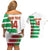 Custom Suriname Football Couples Matching Off Shoulder Short Dress and Hawaiian Shirt 2025 Go Natio White Color