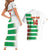 Custom Suriname Football Couples Matching Short Sleeve Bodycon Dress and Hawaiian Shirt 2025 Go Natio White Color