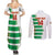 Custom Suriname Football Couples Matching Summer Maxi Dress and Long Sleeve Button Shirt 2025 Go Natio White Color