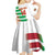 Custom Suriname Football Kid Short Sleeve Dress 2025 Go Natio White Color