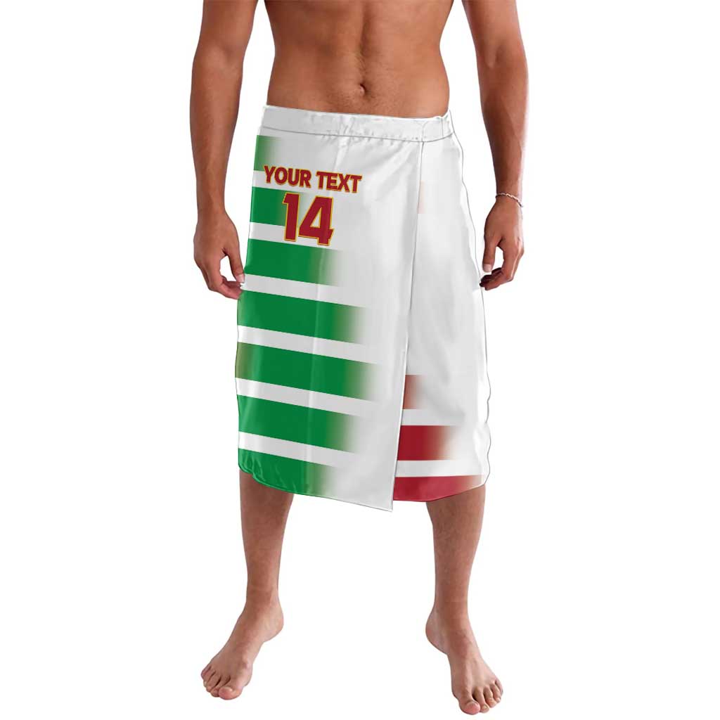 Custom Suriname Football Lavalava 2025 Go Natio White Color