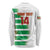 Custom Suriname Football Long Sleeve Shirt 2025 Go Natio White Color