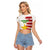 Custom Suriname Football Raglan Cropped T Shirt 2025 Go Natio White Color