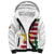 Custom Suriname Football Sherpa Hoodie 2025 Go Natio White Color