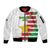 Custom Suriname Football Sleeve Zip Bomber Jacket 2025 Go Natio White Color