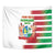 Custom Suriname Football Tapestry 2025 Go Natio White Color