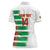 Custom Suriname Football Women Polo Shirt 2025 Go Natio White Color