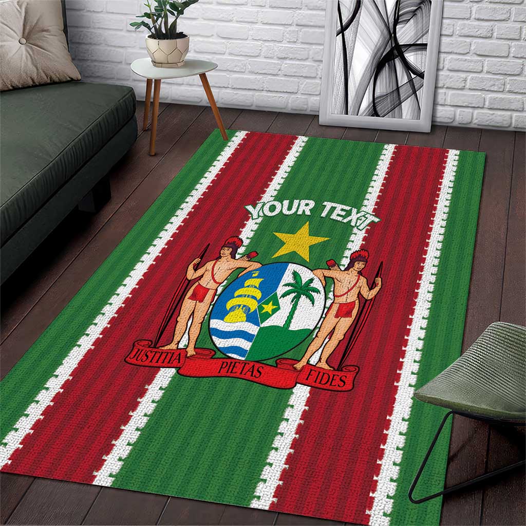 Custom Suriname Football Area Rug 2025 Go Natio Flag Color