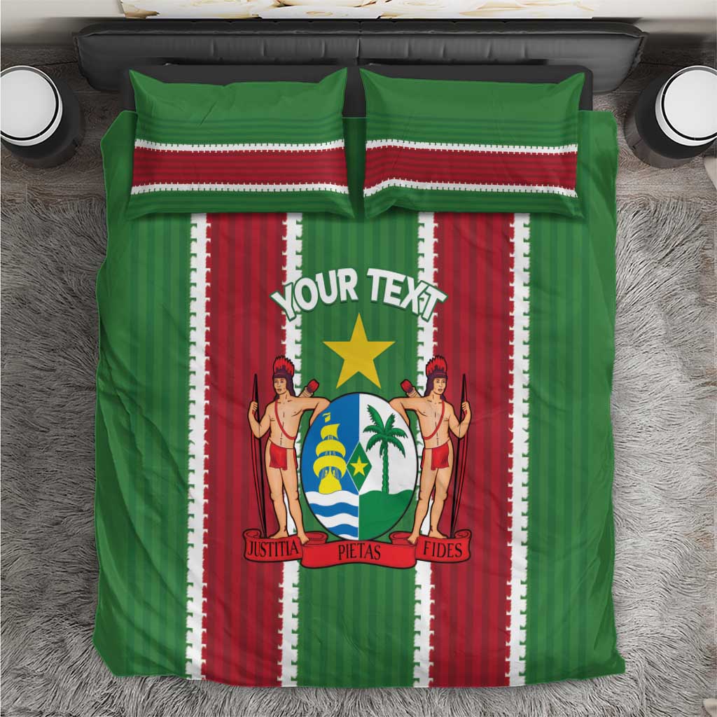 Custom Suriname Football Bedding Set 2025 Go Natio Flag Color