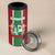 Custom Suriname Football 4 in 1 Can Cooler Tumbler 2025 Go Natio Flag Color