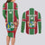 Custom Suriname Football Couples Matching Long Sleeve Bodycon Dress and Long Sleeve Button Shirt 2025 Go Natio Flag Color