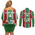 Custom Suriname Football Couples Matching Off Shoulder Short Dress and Long Sleeve Button Shirt 2025 Go Natio Flag Color