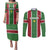 Custom Suriname Football Couples Matching Puletasi and Long Sleeve Button Shirt 2025 Go Natio Flag Color