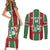 Custom Suriname Football Couples Matching Short Sleeve Bodycon Dress and Long Sleeve Button Shirt 2025 Go Natio Flag Color