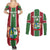 Custom Suriname Football Couples Matching Summer Maxi Dress and Long Sleeve Button Shirt 2025 Go Natio Flag Color