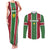 Custom Suriname Football Couples Matching Tank Maxi Dress and Long Sleeve Button Shirt 2025 Go Natio Flag Color