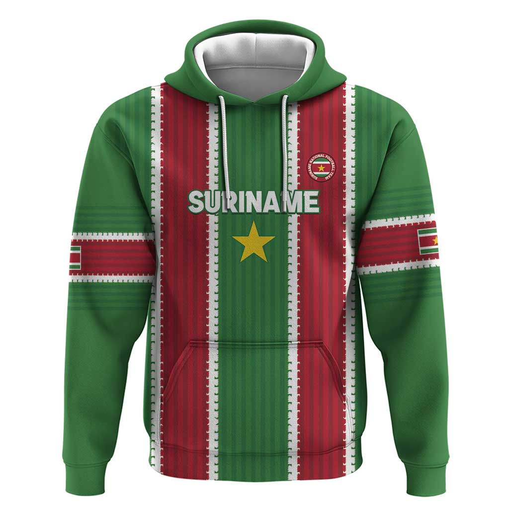 Custom Suriname Football Hoodie 2025 Go Natio Flag Color