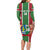 Custom Suriname Football Long Sleeve Bodycon Dress 2025 Go Natio Flag Color