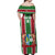 Custom Suriname Football Off Shoulder Maxi Dress 2025 Go Natio Flag Color