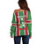 Custom Suriname Football Off Shoulder Sweater 2025 Go Natio Flag Color