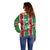 Custom Suriname Football Off Shoulder Sweater 2025 Go Natio Flag Color