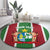 Custom Suriname Football Round Carpet 2025 Go Natio Flag Color