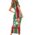 Custom Suriname Football Short Sleeve Bodycon Dress 2025 Go Natio Flag Color