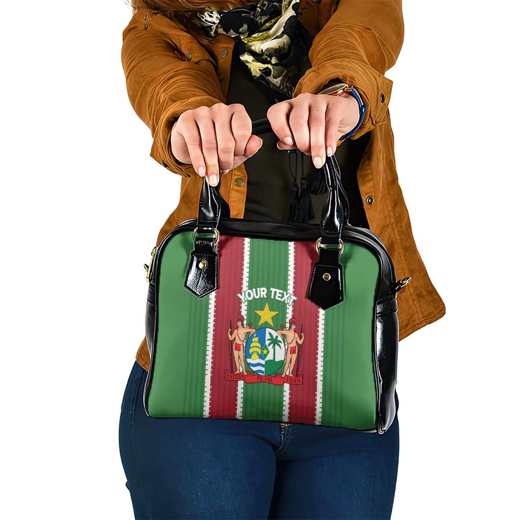 Custom Suriname Football Shoulder Handbag 2025 Go Natio Flag Color