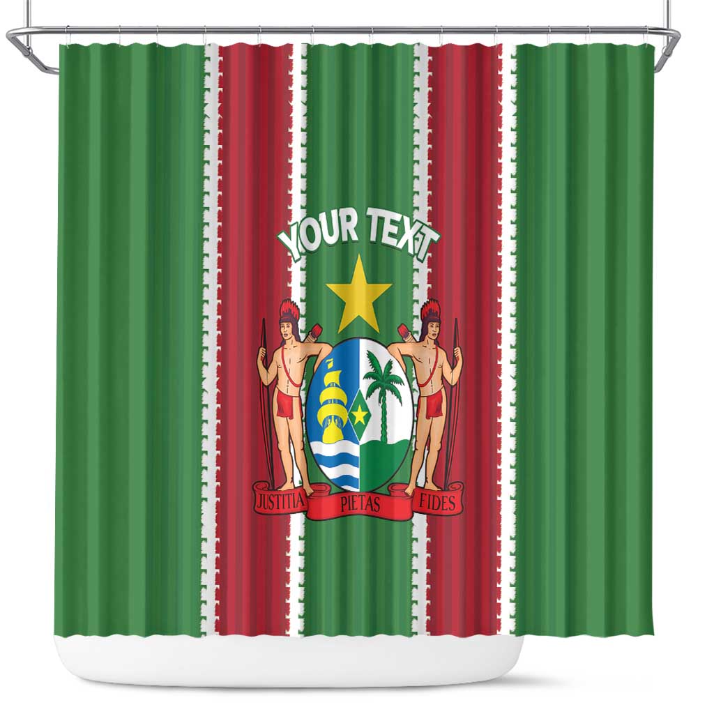 Custom Suriname Football Shower Curtain 2025 Go Natio Flag Color