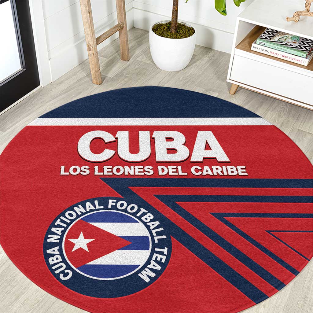 Cuba Football Round Carpet 2025 Los Leones del Caribe