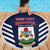 Custom Bermuda Football Beach Blanket 2025 Go Gombey Warriors - Blue