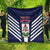 Custom Bermuda Football Quilt 2025 Go Gombey Warriors - Blue