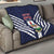 Custom Bermuda Football Quilt 2025 Go Gombey Warriors - Blue