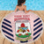 Custom Bermuda Football Beach Blanket 2025 Go Gombey Warriors - Pink