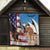 Personalised United States And Australia Quilt USA Eagle With Aussie Kangaroo