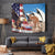 Personalised United States And Australia Tapestry USA Eagle With Aussie Kangaroo