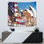 Personalised United States And Australia Tapestry USA Eagle With Aussie Kangaroo