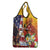 Personalised United States And Papua New Guinea Grocery Bag USA Eagle With PNG Bird Of Paradise