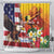 Personalised United States And Papua New Guinea Shower Curtain USA Eagle With PNG Bird Of Paradise