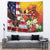 Personalised United States And Papua New Guinea Tapestry USA Eagle With PNG Bird Of Paradise - Wonder Print Shop