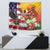 Personalised United States And Papua New Guinea Tapestry USA Eagle With PNG Bird Of Paradise - Wonder Print Shop