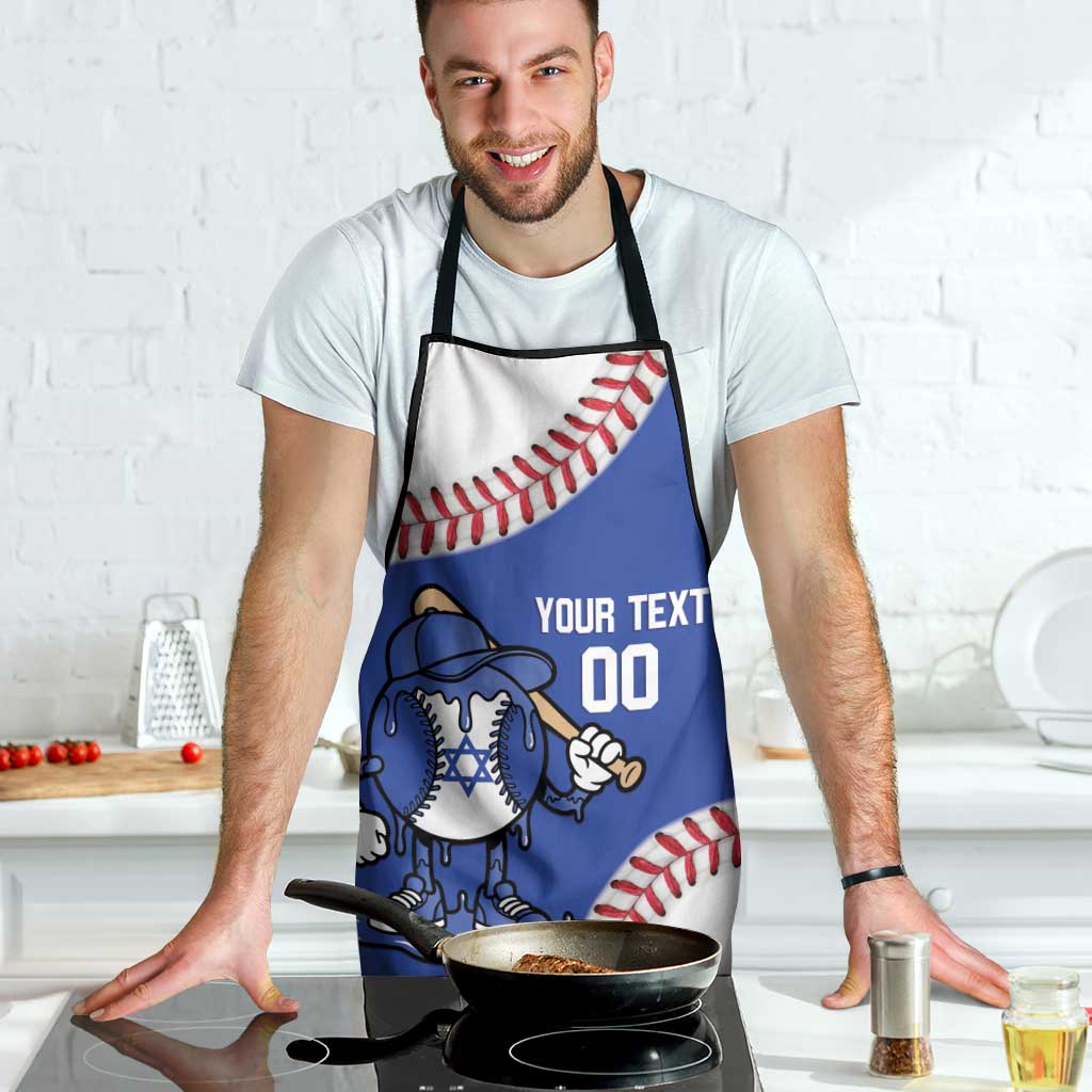 Israel 2026 Baseball Custom Apron Go Champions Drip Style