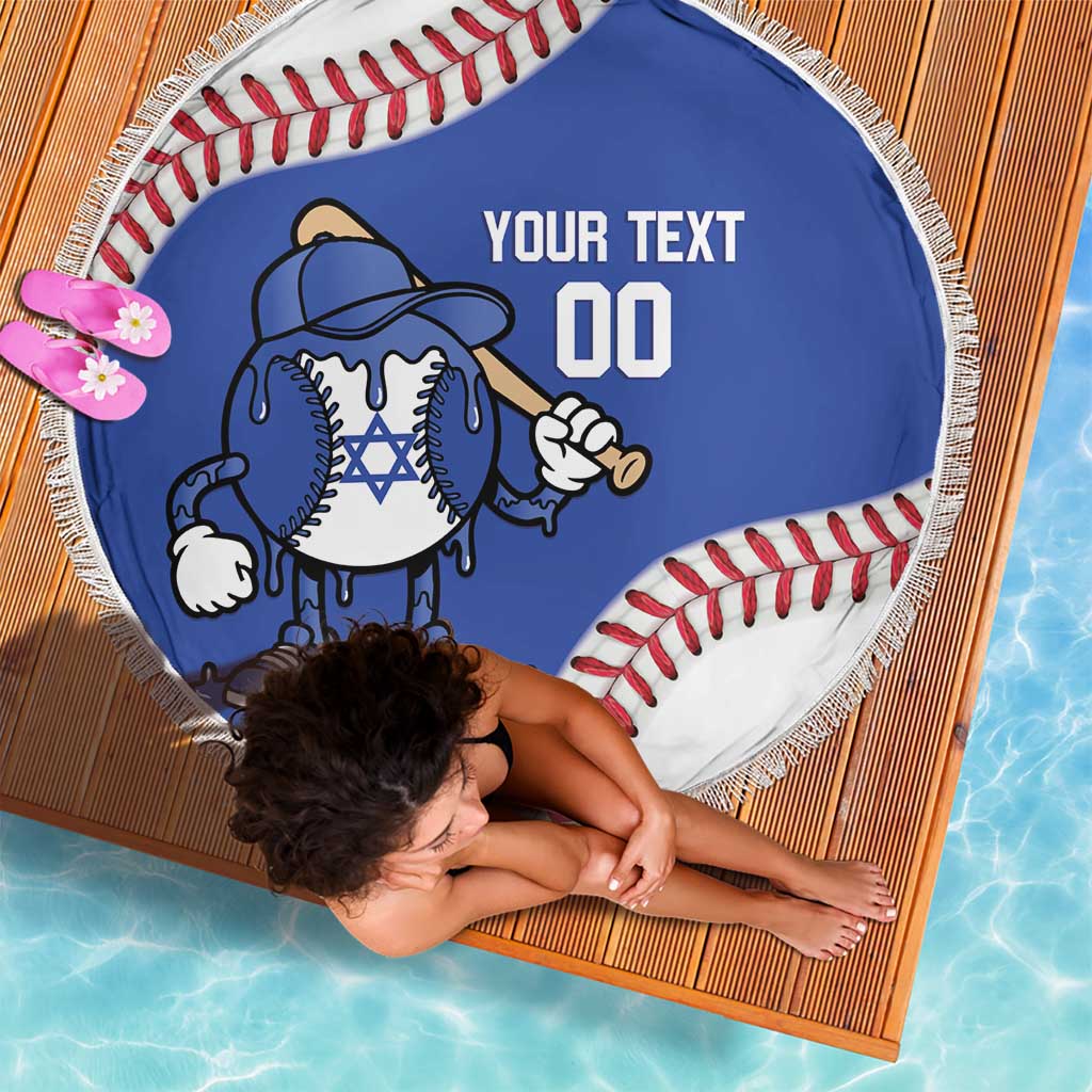 Israel 2026 Baseball Custom Beach Blanket Go Champions Drip Style
