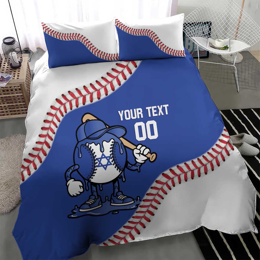 Israel 2026 Baseball Custom Bedding Set Go Champions Drip Style