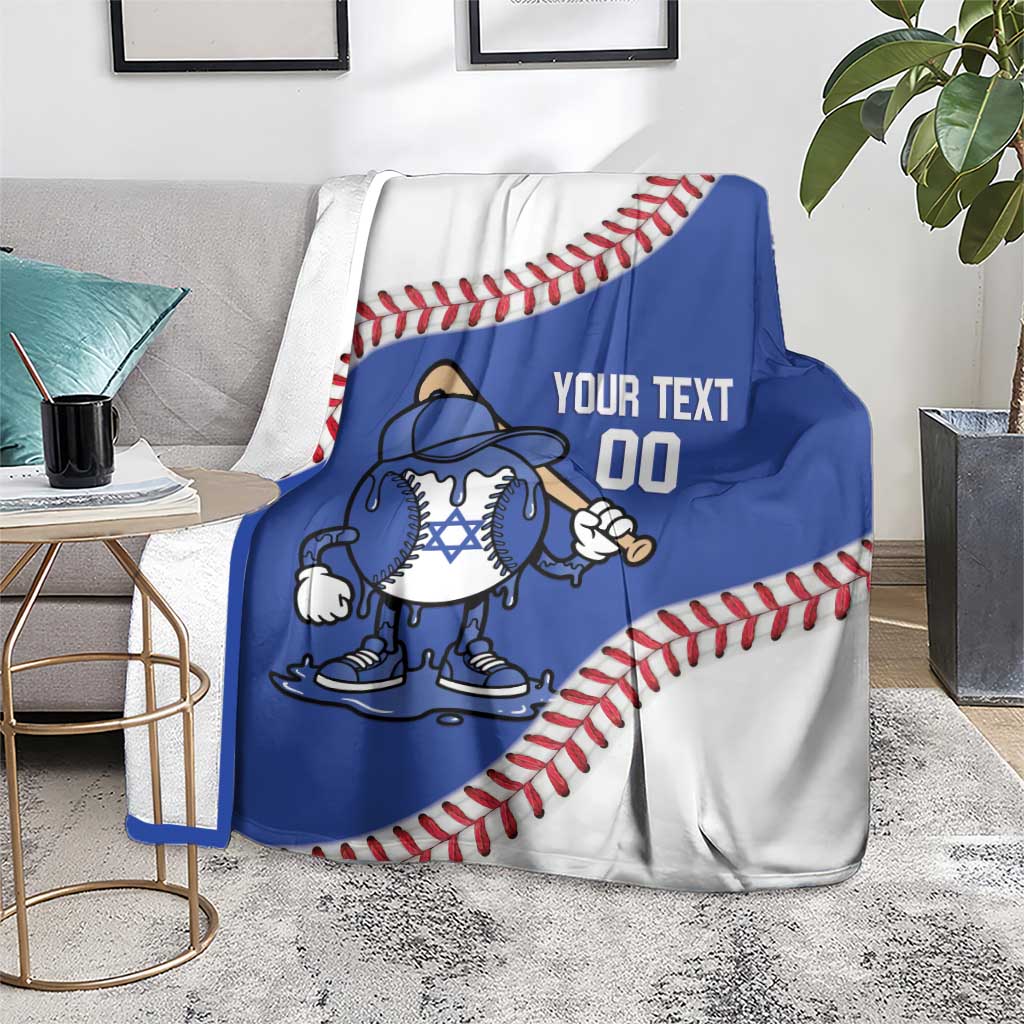 Israel 2026 Baseball Custom Blanket Go Champions Drip Style