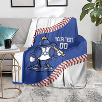 Israel 2026 Baseball Custom Blanket Go Champions Drip Style