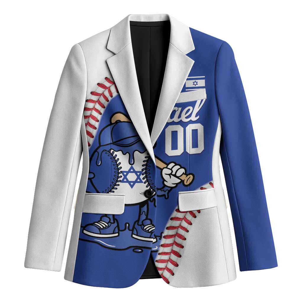 Israel 2026 Baseball Custom Blazer Go Champions Drip Style