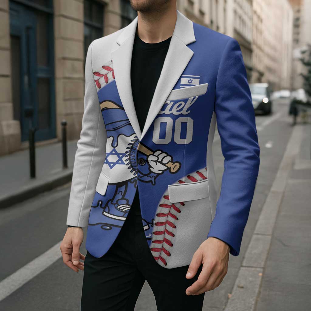 Israel 2026 Baseball Custom Blazer Go Champions Drip Style