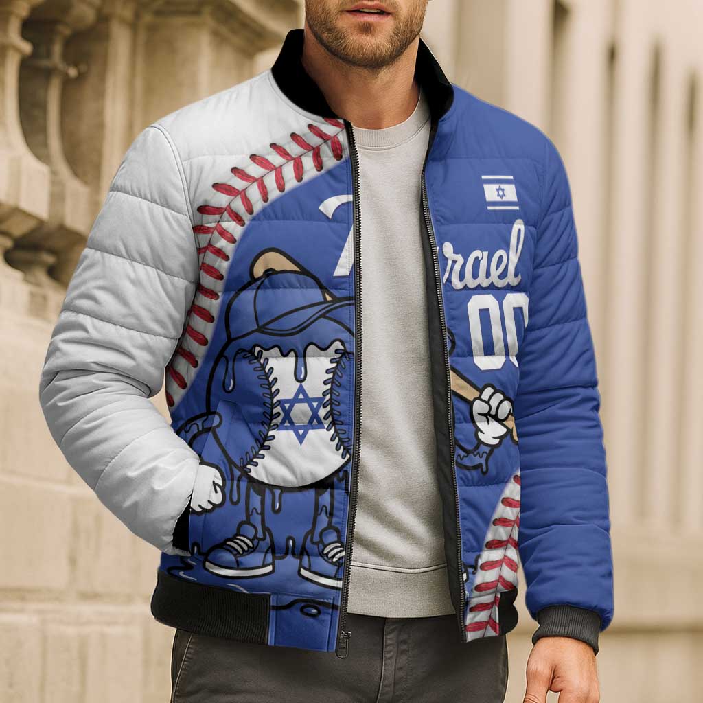 Israel 2026 Baseball Custom Bomber Puffer Jacket Go Champions Drip Style